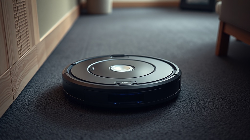 Bypass Roomba cliff sensors for dark carpets using tape trick