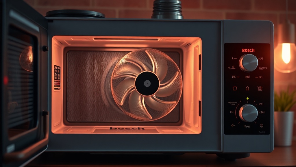 Bosch microwave cooling fan runs constantly relay board hack